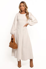 Cilla Midi Dress - White